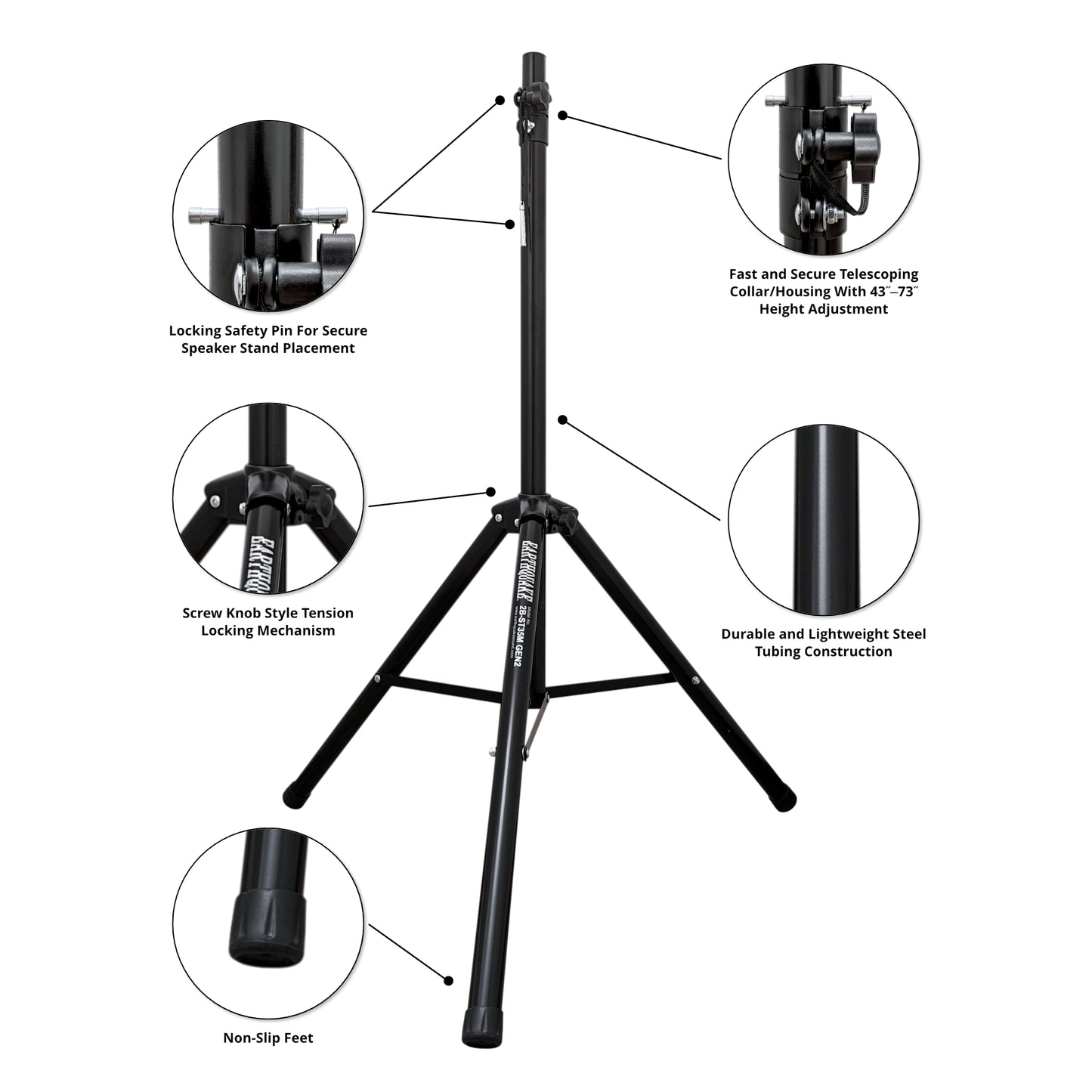 2B-ST35M Gen 2 Speaker Stands