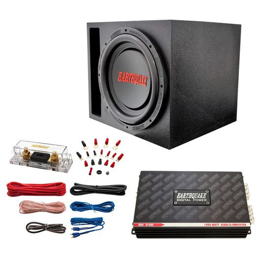 RB1-TX10-BB Subwoofer + Enclosure + Amp and Kit Bundle