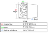 FF6.5 - Front-Firing Powered Subwoofer