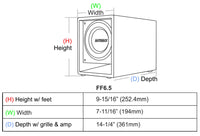 FF6.5 - Front-Firing Powered Subwoofer