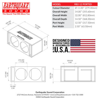 RB2 Ported Enclosure