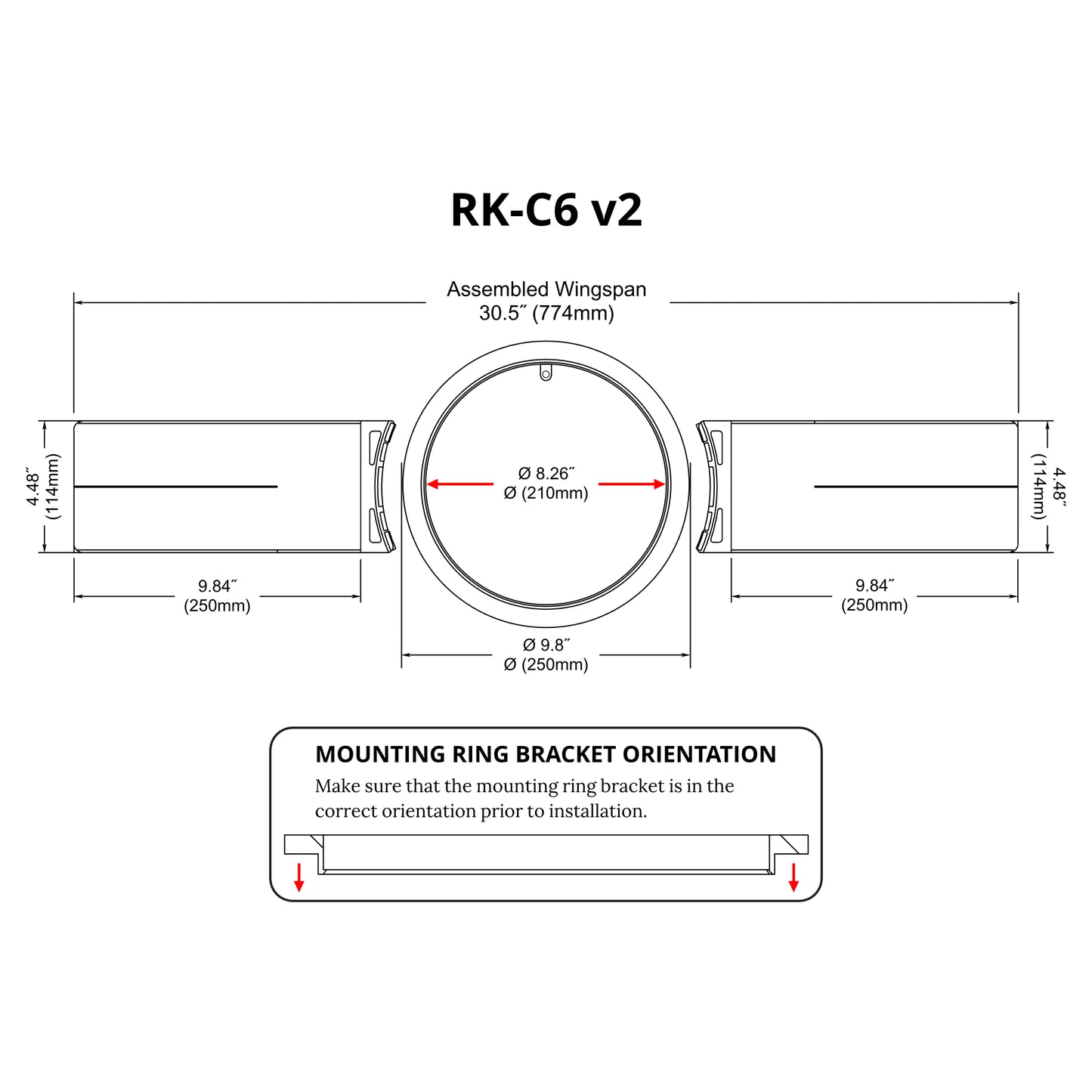 RK-C6 V2 Rough-In Kit