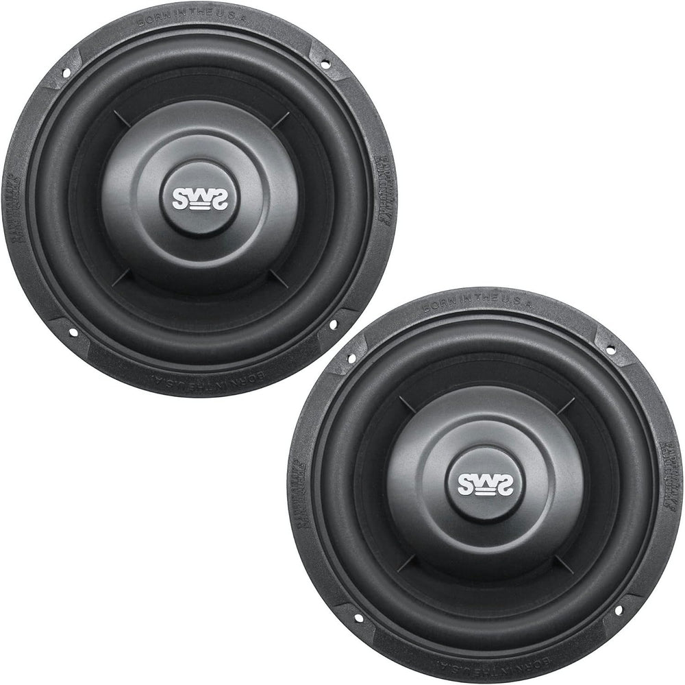 SWS-6.5X 6.5-inch Shallow Woofer System Subwoofers (4-Ohm) (Pair)