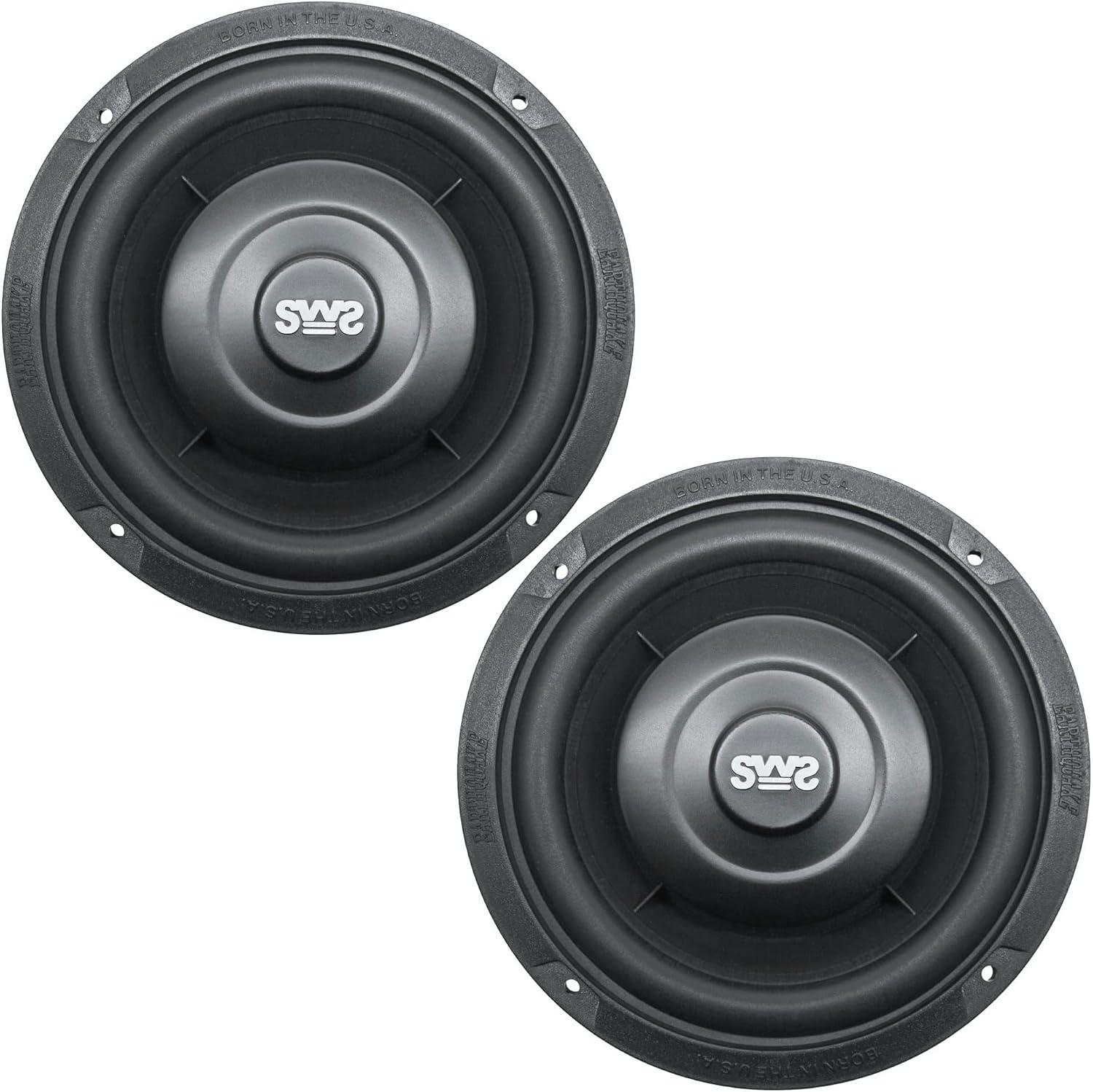 SWS-6.5X 6.5-inch Shallow Woofer System Subwoofers (4-Ohm) (Pair)