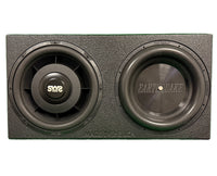 TR12P Truck Box with 12" SLAPS Passive Radiator and 12" Shallow Subwoofer Enclosure