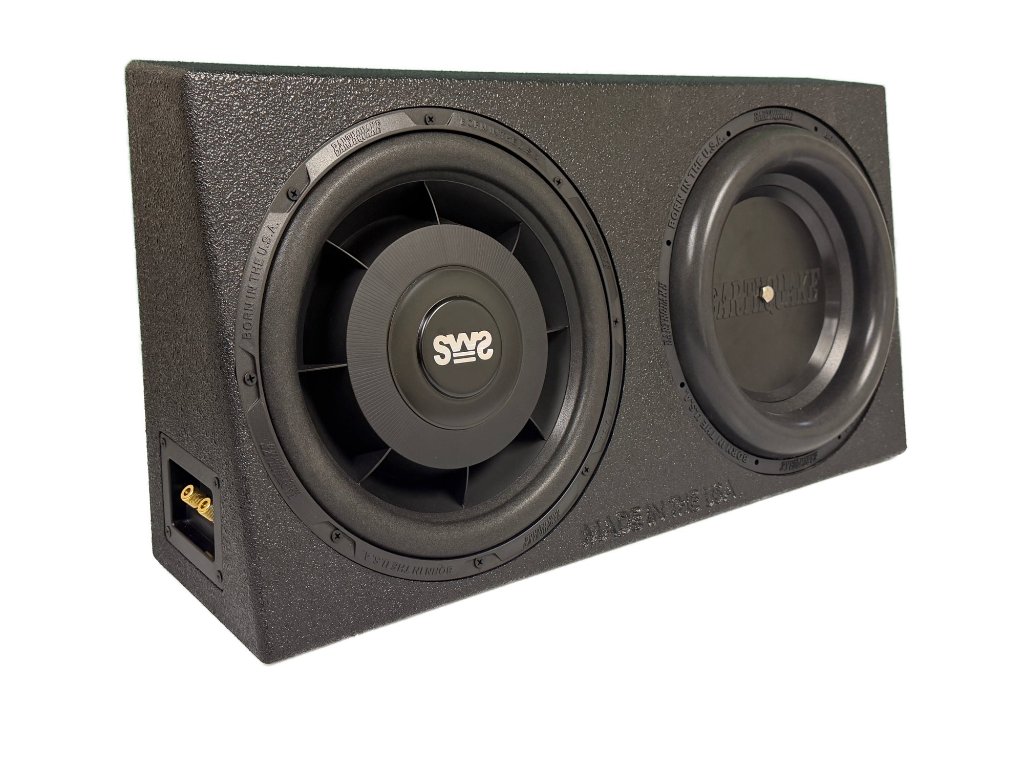 TR12P Truck Box with 12" SLAPS Passive Radiator and 12" Shallow Subwoofer Enclosure