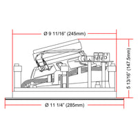 ECS-SS82 Edgeless Sweet Spot In-Ceiling Speaker (Open-Box)
