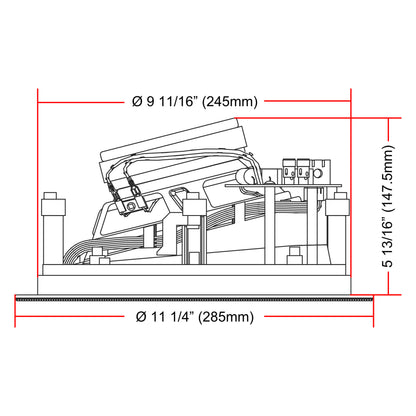 ECS-SS82 Edgeless Sweet Spot In-Ceiling Speaker (Open-Box)