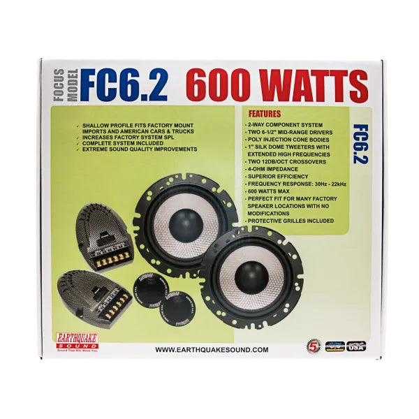 Focus FC6.2 Component Speaker Set