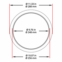 RK-C8 V2 Rough-In Kit (PAIR)