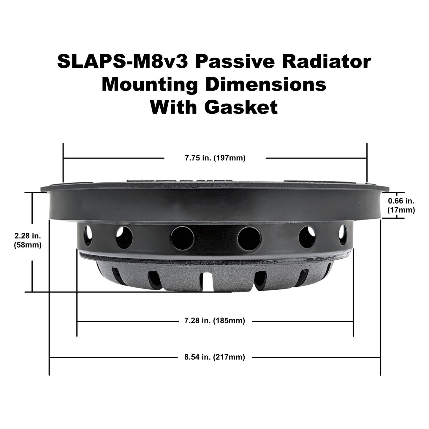 SLAPS-M8v3 Passive Radiator