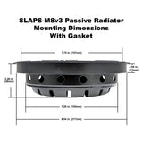 SLAPS-M8v3 Passive Radiator
