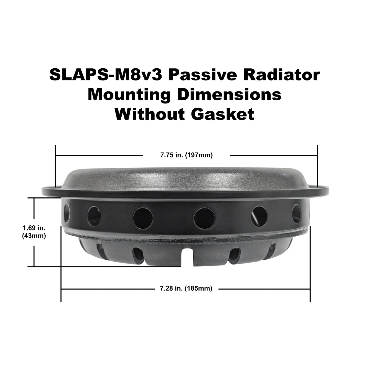 SLAPS-M8v3 Passive Radiator
